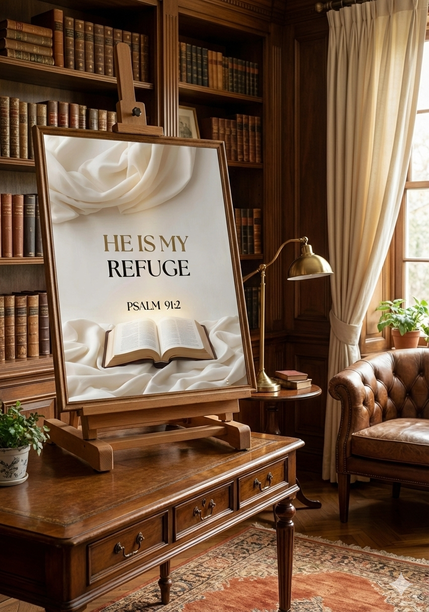 He is My Refuge Poster